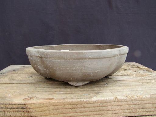 Unglazed Ceramic Professional Bonsai Pot - Lotus