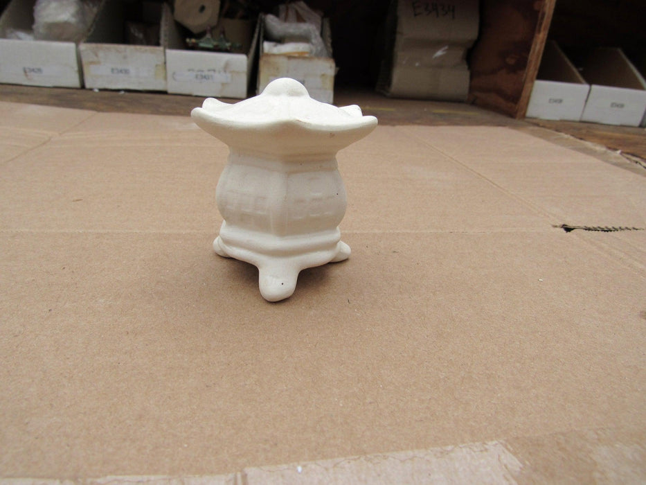 Ceramic Sandstone Pagoda Figurine Front
