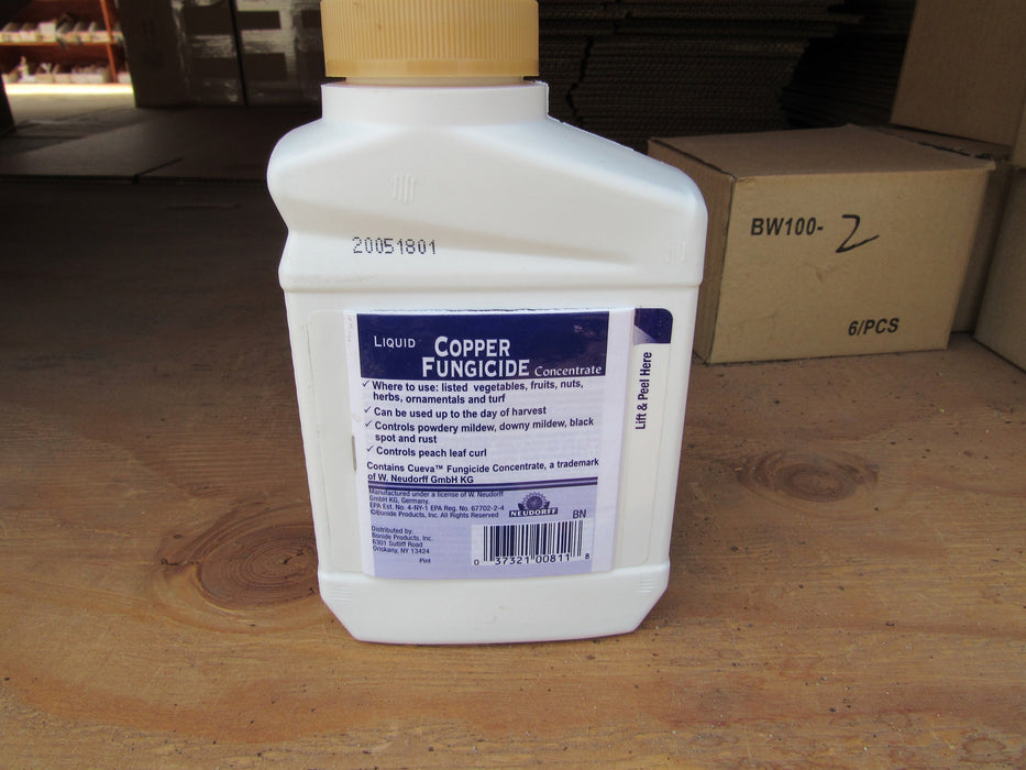 Liquid Copper Fungicide - 8oz - Back