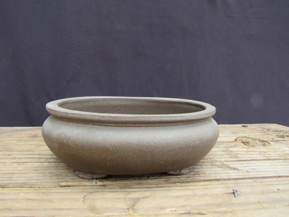 unglazed ceramic plant pots Unglazed Ceramic Professional Bonsai Pot - Oval