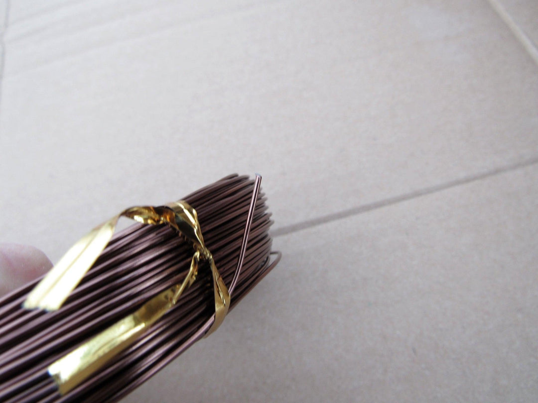 Brown Anodized Aluminum Bonsai Wire (1mm)