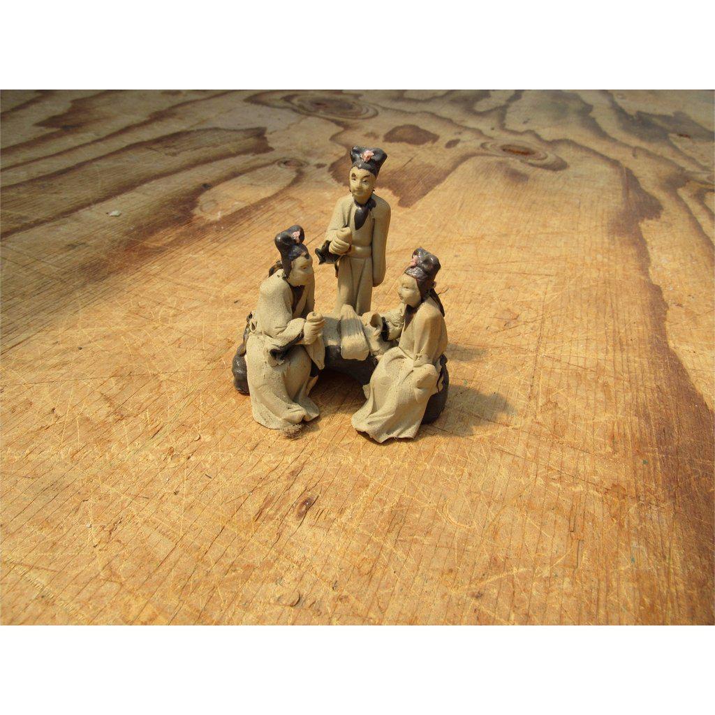 3 Musicians Mud Figurine