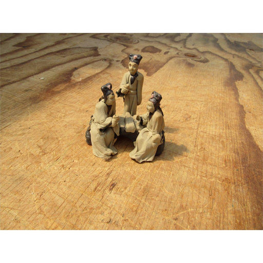 3 Musicians Mud Figurine