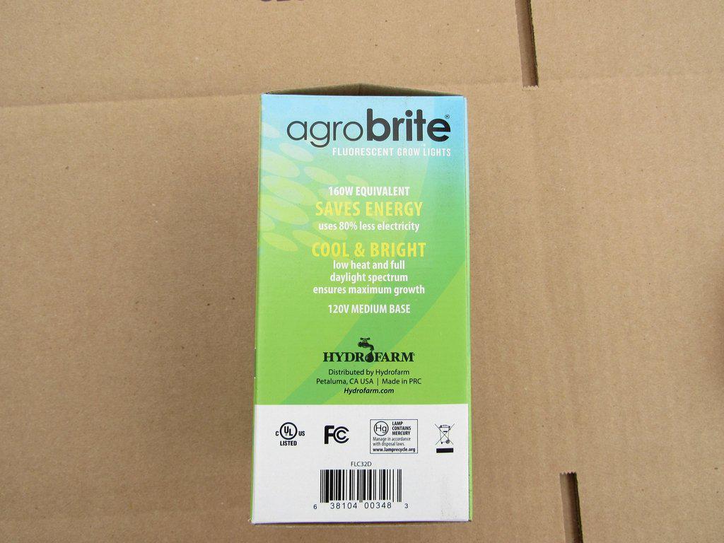 32 Watt Compact Fluorescent Grow Bulb (150 Watt Equivalent) Back