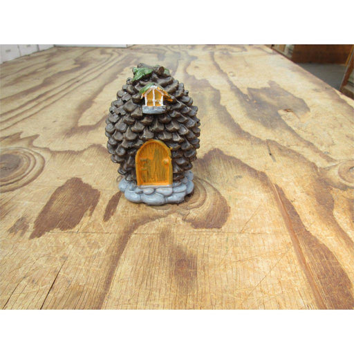 Gnome Pine Cone House Figurine