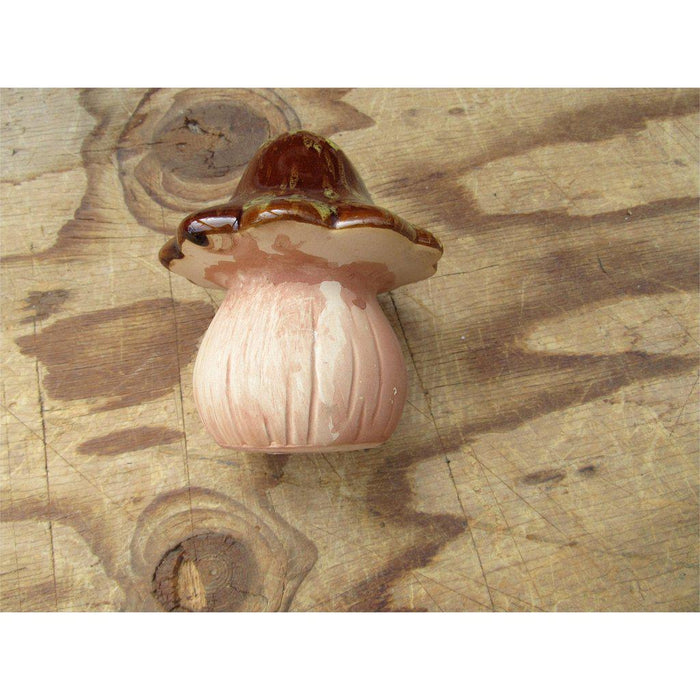 Mushroom Ceramic Figurine Side