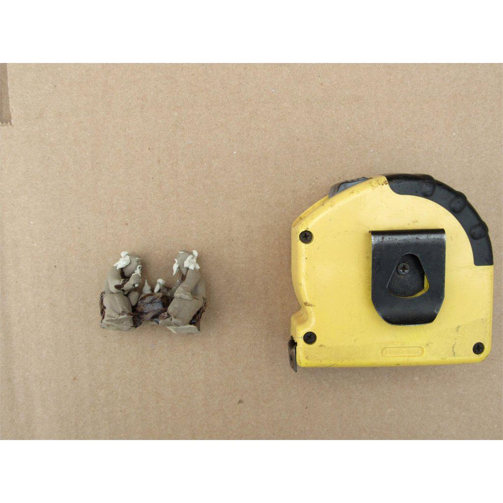 Old Friends Drinking Tea Ceramic Figurine Scale