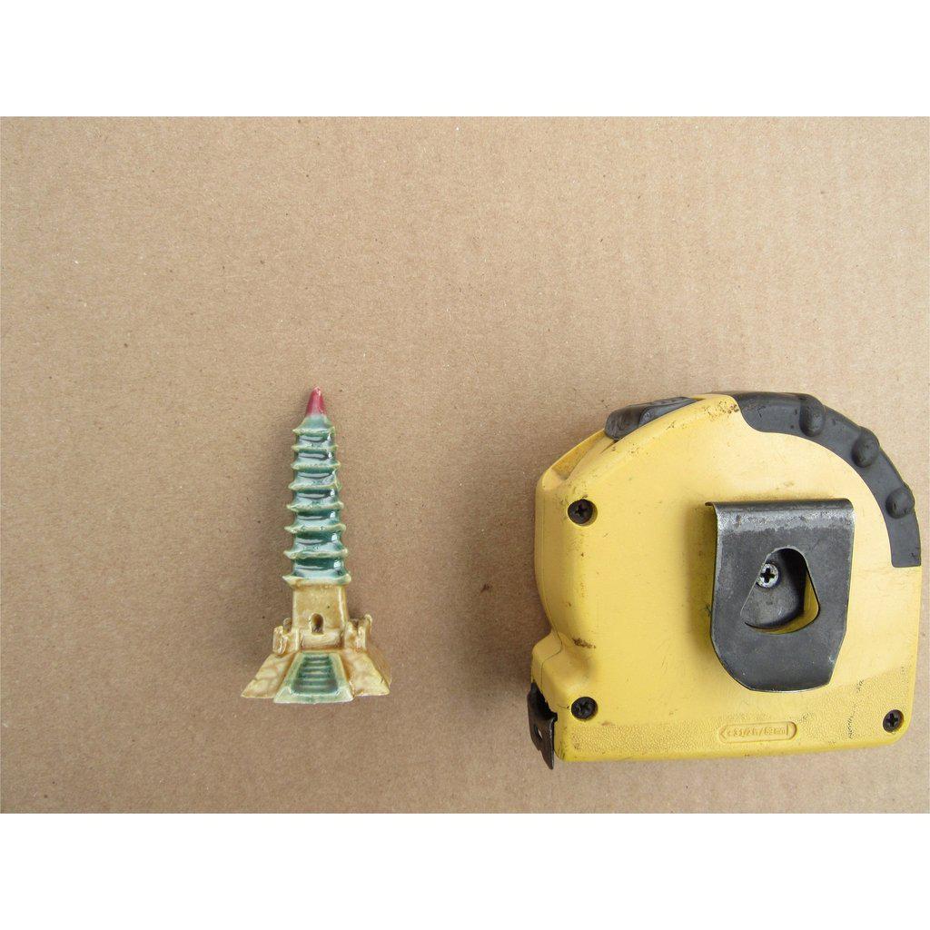 Pagoda Ceramic Figurine Scale