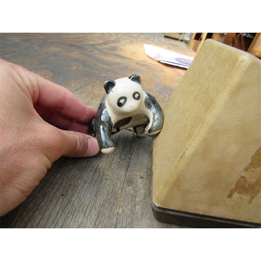 Pot Hanging Panda Ceramic Figurine