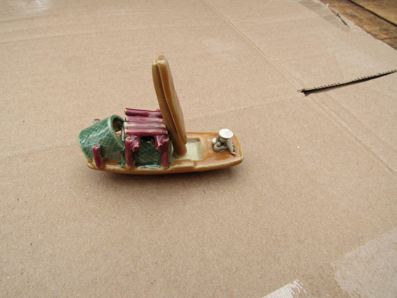 Sampan Boat Figurine